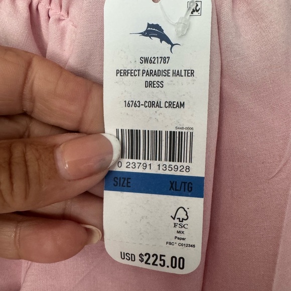 Tommy Bahama Pink Dress with Tropical Design - Picture 4 of 4